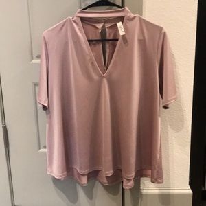Choker blush pink top!